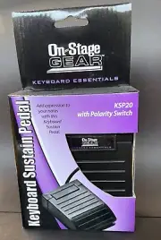 On-Stage Stands KSP20 Keyboard Sustain Pedal Universal