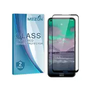 2 Pack MEZON Nokia 3.4 Full Cover Tempered Glass Screen Protectors