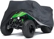 ATV Cover Waterproof Quad ATC 4 Wheeler Covers All Season Outdoor ATV Protection Covers Replacement for Kawasaki Yamaha Suzuki Honda Polaris (XL: 85.03x47.24x40.16IN/ 216x120x102CM)