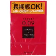 Sagami Sagami 0.09 Dots 3's Pack Latex Condom Fixed Size