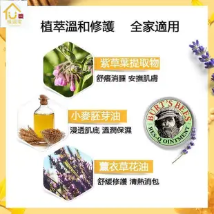 精選家 美國原裝Burts Bees/小蜜蜂紫草膏 萬用膏15g小蜜蜂爺爺紫草霜 神奇紫草膏