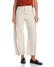 Mother Petites Lil Half Pipe Ankle Jeans in Act Natural