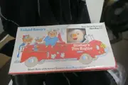 NIB NEW Richard Scarry's Smokey's Fire Engine (Book, Toy and Puzzle)