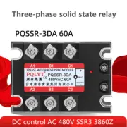 Three-phase solid state relay PQSSR-3DA 60A DC control AC 480V SSR3 3860Z