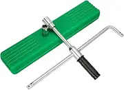 Wheel Wrench, Professional Lug Nut Wrench with Storage Box, Portable Wheel Repair Tool, Compact and Sturdy Tools for Quick and Easy Tire Maintenance and Repairs, Chrome Vanadium Steel