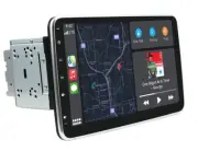 Carplay Double 2DIN Rotatable 10'' Android13 Touch Screen Car Stereo Radio GPS