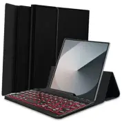 Backlit Keyboard Stand Case for Samsung Galaxy Z Fold 6/5/4/3/2, Pixel Fold, 7