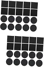 Zerodeko 2sets Bed Sheet Fixing Stickers Floor Mats Domestic Rug Fixators Tough and Load-Bearing Double-Sided Tapes Easy to Use Versatile Fixing Solution 60pcs*2