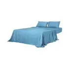 4Pcs Double Size Pure Bamboo Bed Sheet Set