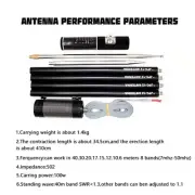 New In Total Stations Telescopic Antenna 7MHz-50MHz Accessories GP Antenna