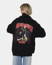 Goat Crew Man Down Hoodie Black - Size M