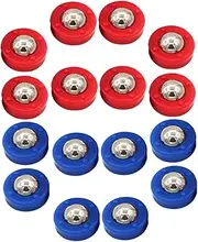 BESPORTBLE 24pcs Shuffleboard Supplies Shuffleboard Pucks Roller Replacement Shuffleboard Rollers Indoor Shuffleboard Pucks Mini Curling Game Games Slider Beads Bearing Plastic Ball Child