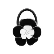 Paris Mode Camellia Crystal Hair Tie Black White