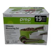 Progressive Prep Solutions Ultimate Measuring 19 Piece Set Cups Spoons