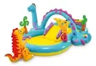 Intex Dinoland Inflatable Play Center 131inch X 90inch X 44inch for Ages 3 and u