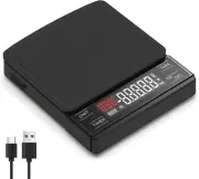 Espresso Scale with Timer 1000g/0.1g Drip Coffee Scale Small and Handy Barist...