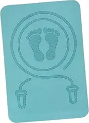 Jump Rope Mat Non Slip Shockproof Skipping Mat Yoga Mat Fitness Exercise Mat Blue