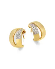 Bloomingdale's Fine Collection Diamond Huggie Earrings in 14K Yellow Gold, 0.4 tcw