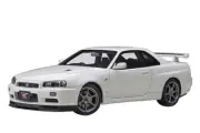 AUTOart 1/18 Nissan Skyline GT-R R34 V SpecII White Pearl Finished Product 77406