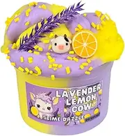 Slime Lavender Lemon Cloud Slime 8 Fl Oz Made in USA Non Sticky Slime
