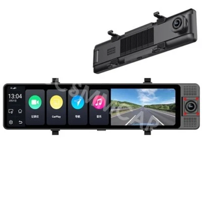 3 Lens HD Car DVR Dash Cam Driving Recorder Front Rear Inside Camera Android 13 (for: Mitsubishi)