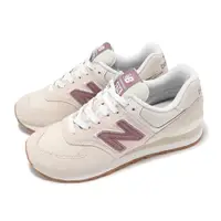 在飛比找PChome24h購物優惠-New Balance 紐巴倫 休閒鞋 574 女鞋 亞麻 