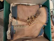 NEW Danner Quarry Logger GTX USA 10 D Distressed Brown Leather Work Boots 17317