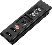 Mipcase Anti- Lock Code Lock Travel Locks TSA Approved Hotel Door Locks for Suitcase Password Lock Luggage Suitcase Lock Luggage Locks Tsa007 Key Zipper Man Digital Lock