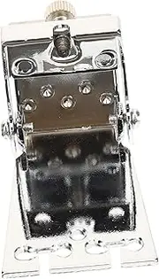 DRESSOOS String Banjo Tailpiece Clamshell Cover Durable Metal Replacement for Banjo Instrument Parts Easy to Install Craftsmanship Practical Accessory for Musicians