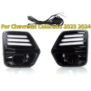For Chevrolet Colorado 2023 2024 Front Fog Light LED DRL Daytime Running Lights (for: Chevrolet)