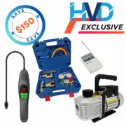 HVACDIRECT Refrigeration & HVAC Split System Install Kit (Pump, Manifold Set, To