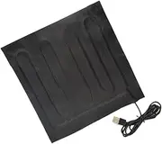 Plug In Heating Pad,Travel Heating Pad Electric Heated Blanket with Three Timing Modes | Lightweight Heated Car Blanket USB Electric Blanket for Bedding Cushions Foot Pad