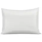 Satin Silky Soft Bed Pillowcase Protector for Hair and Skin Standard, White