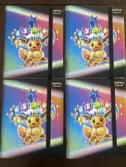 Pokémon Prismatic Evolutions Eevee Binder Collection ***BINDER ONLY*** Lot of 4