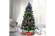 Christabelle 1.8m Enchanted Pre Lit Fibre Optic Christmas Tree Stars