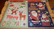 Christmas Window Clings 15 1/2" x11 1/2" 2ea USA Impact Innovations Snowman 149A