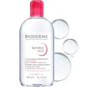 500ml Bioderma - Sensibio - H2O Micellar Water - Soothing Make Up Remover Face Cleanser for Sensitive Skin