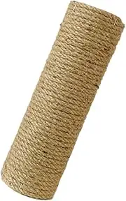 GANAZONO Cat Scratching Post Replacement Wooden Rope Cat Scratcher for Cats Durable Cat Tree Accessory for Preventing Furniture Damage and Enhancing Playtime