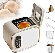 1.32lb Smart Bread Maker, 13-in-1 Automatic Bread Machine Stainless Steel with Ceramic Pan,15h Timer&1h Keep Warm, with Intelligent Temperature Controlsourdough, 400w Bread Maker Machine