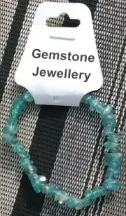 Light Blue Apatite Stretch Chip Bracelet