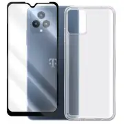 Bundle of Tempered Glass Screen Protector Full Body Case for T-Mobile Revvl 6 5G