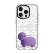 iPhone 16 Pro Clear Case MagSafe Compatible "Tang" dinosaur that eats wounds.