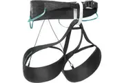 Black Diamond airNET Womens Climbing Harness Black/Aqua Verde