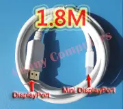 Minidp Mini DisplayPort to DP Display Port 6FT Cord For MacBook Pro Air Mac 1.8m