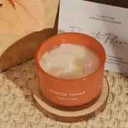 3 PCS (Sweet lemon)Macaron Crystal Stone Scented Candle - Aromatherapy Gift