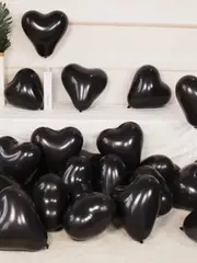 20 Heart Shaped Balloons for Valentines Day Decor