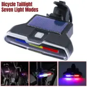 Luces Solares de LED para bicicletas Recargable impermeable Luz Trasera 7 Modos