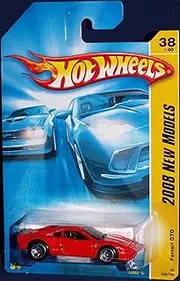 [Hot Wheels] 2008 038 38 New Models Red Ferrari GTO 1:64 Scale