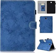 Samsung Galaxy Tab A 8.0 SM-T350 / T355 Case,MonsDirect Smart Denim Slim Wallet Case Protective Kickstand Auto Wake/Sleep Cover for Galaxy Tab A 8.0 inch Tablet SM-T350/T355,Blue