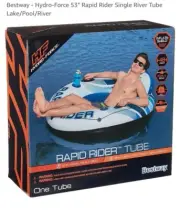 Hydro Force Rapid Rider Single Tube Large Mesh Bottom Cup Holders Max 198lb